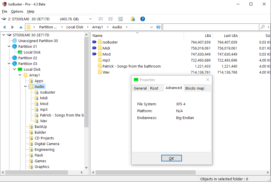 IsoBuster 4.3 Screenshot